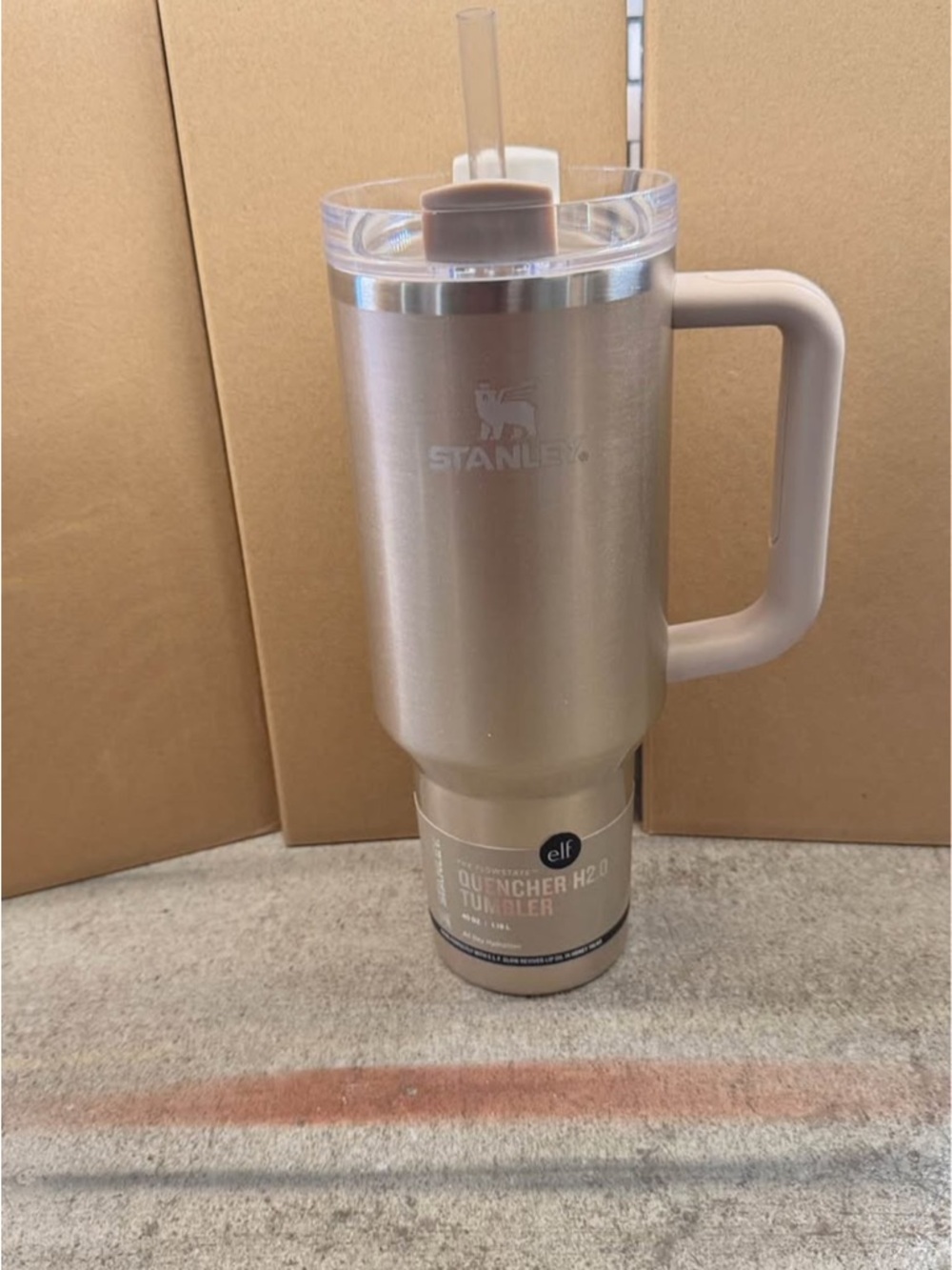 Stanley Special Edition Elf Cosmetics Gold 40oz Travel Tumbler